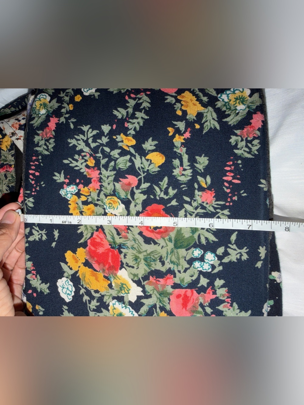 Vintage Orvis Floral Patchwork Tote Bag - Picture 9 of 15